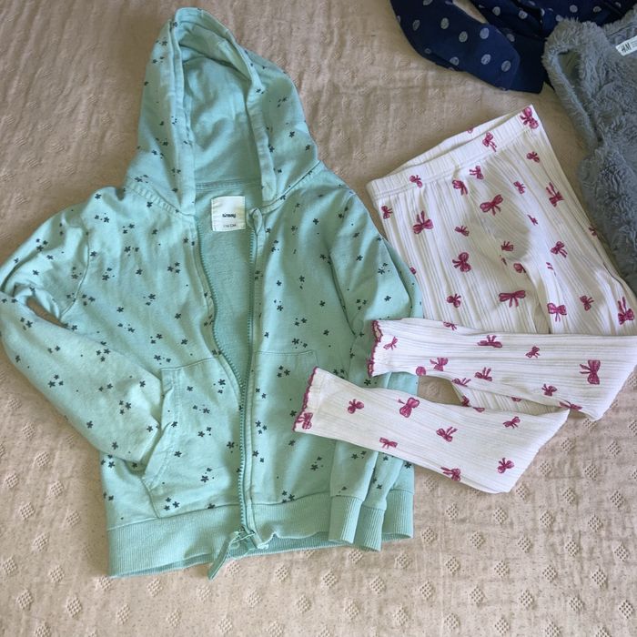 Mega paka pięknych ubrań dla dziewczynki 116 122