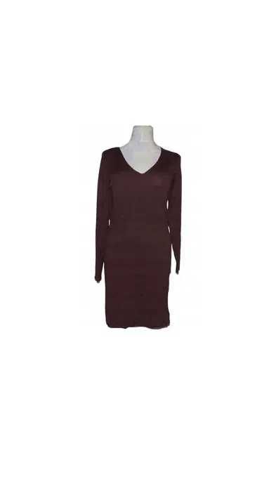 Sukienka z włóczki wiskoza dopasowana przed kolana L - 40 | 133G