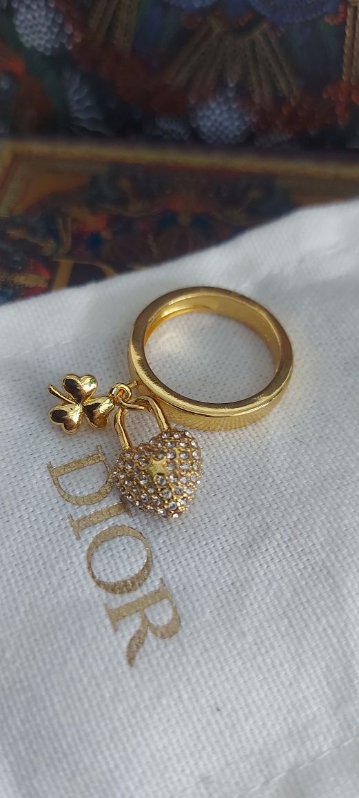 Dior CD кольцо премиум