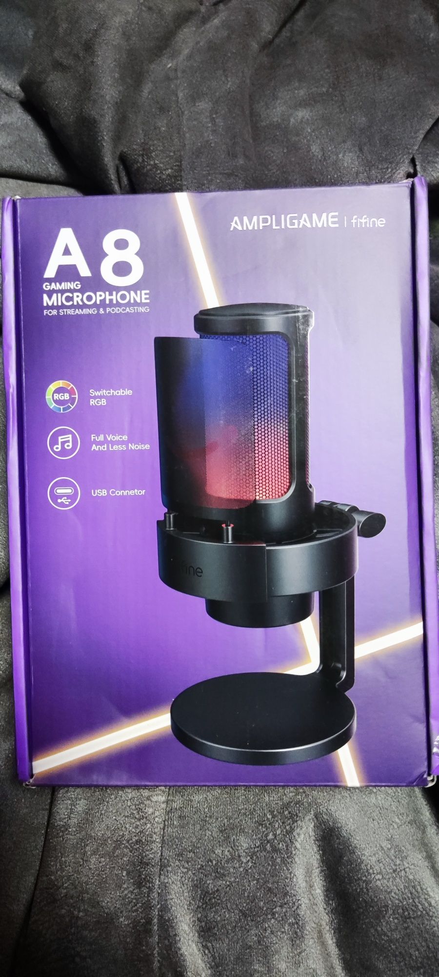 Мікрофон для геймерів Fifine A8 Ampligame RGB (новый)