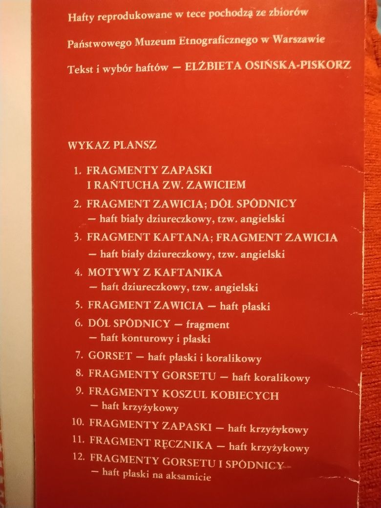 Wzory polskich haftów ludowych