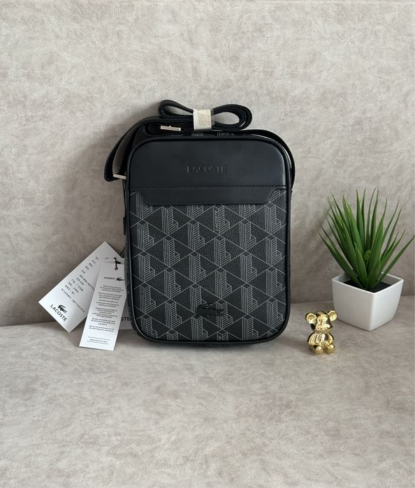 Сумка Lacoste Monogram | Crossbody Bag | мессенджер | лакоста лакосте