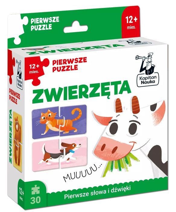 Pierwsze puzzle. Zwierzęta. Kapitan Nauka - gry