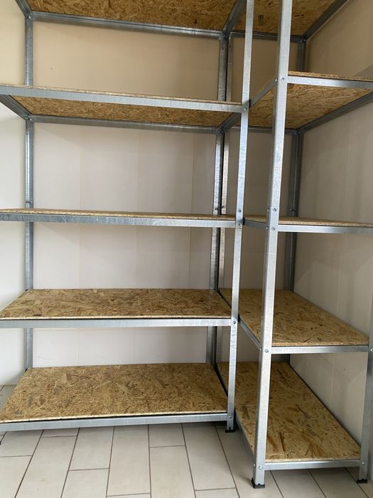 Стелаж полки полиці в гараж в магазин на склад Підвал комора закрутки