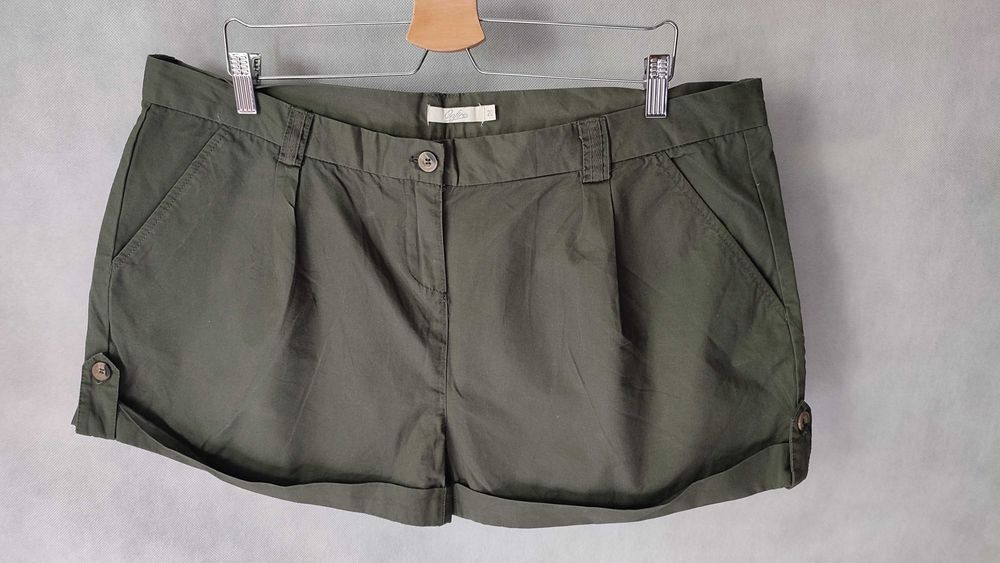 Spodenki damskie bawełniane krótkie szorty plus size rozmiar 20