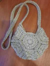 Женская сумка из джута handmade