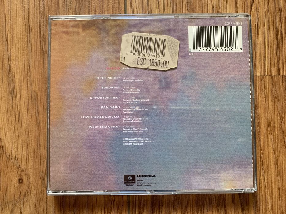 Pet Shop Boys - Disco - cd