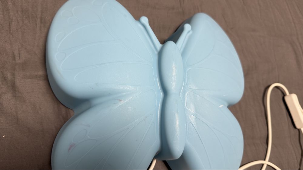 Ikea upplyst lampa led motyl