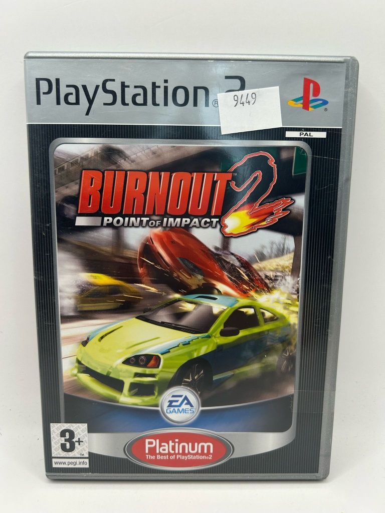 Burnout 2 Point of Impact 3xA Ps2 nr 9449