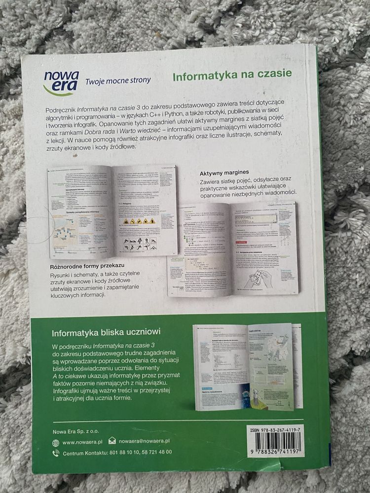 Ksiazka informatyka na czasie 3 zakres podstawowy