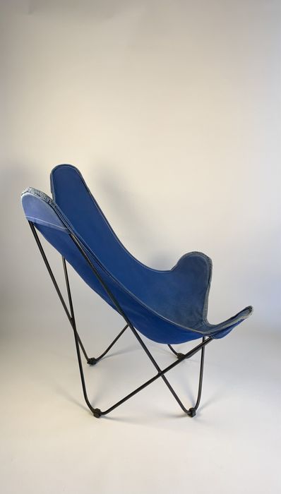 Fotel Butterfly Chair Blue Denim