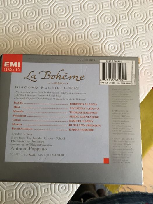 CDS - Coletânea La Boheme CD- 3 CDs