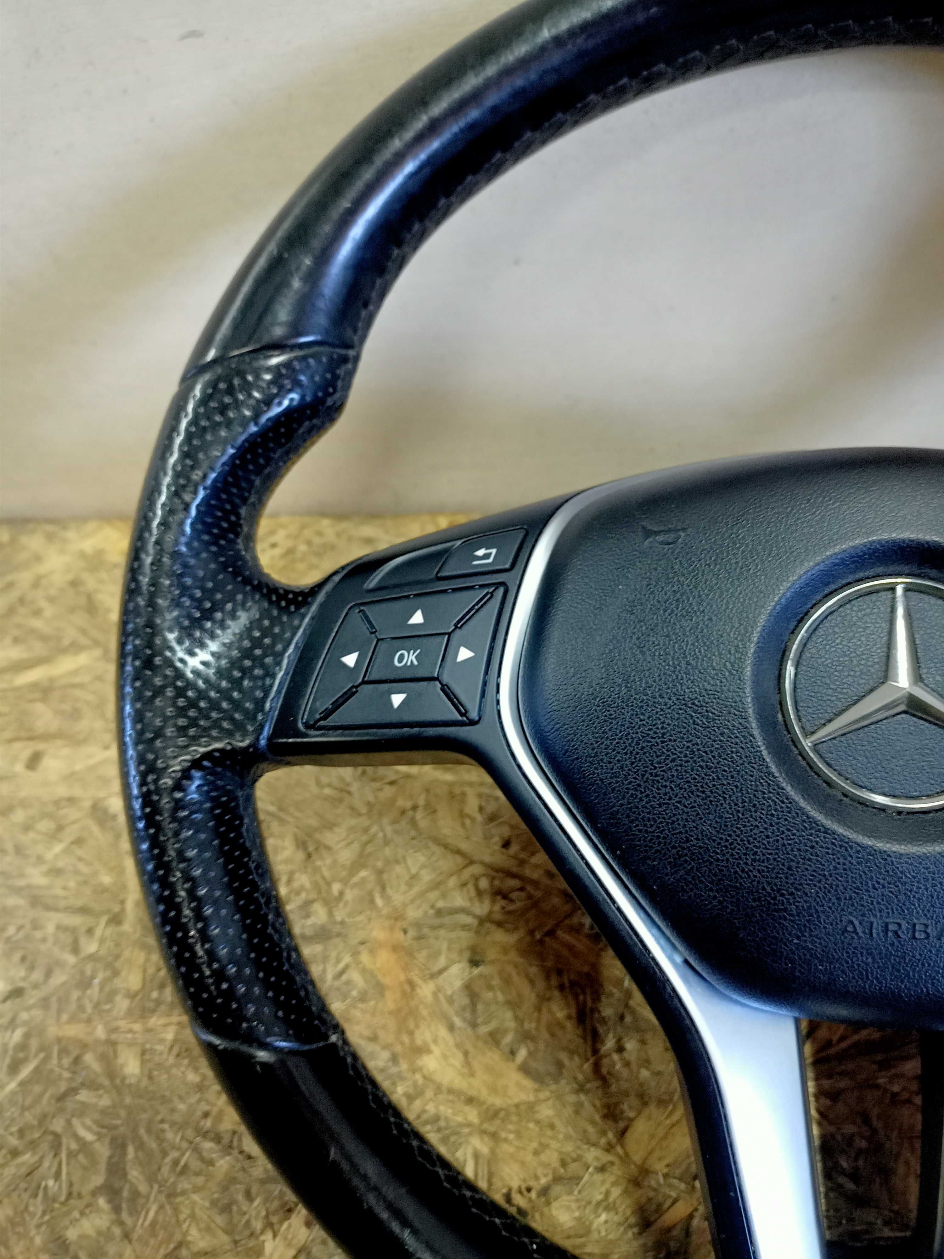 Mercedes W212 FL lift kierownica multifunkcja airbag oryginał skóra