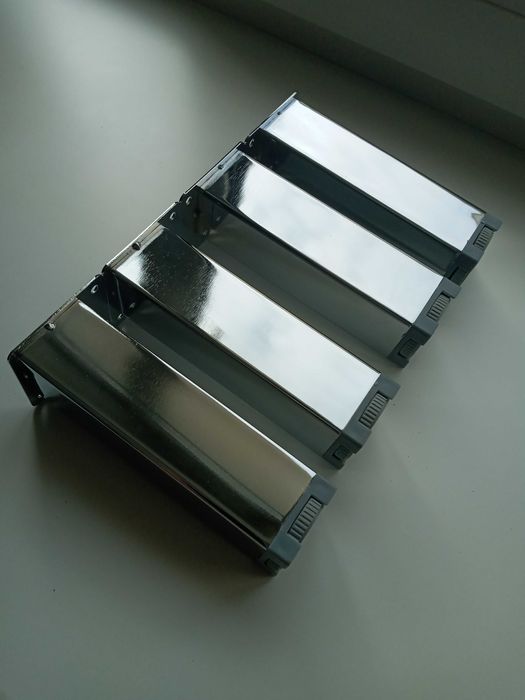 Ніжки меблеві з регулюванням 40*40 мм h = 150 мм хром