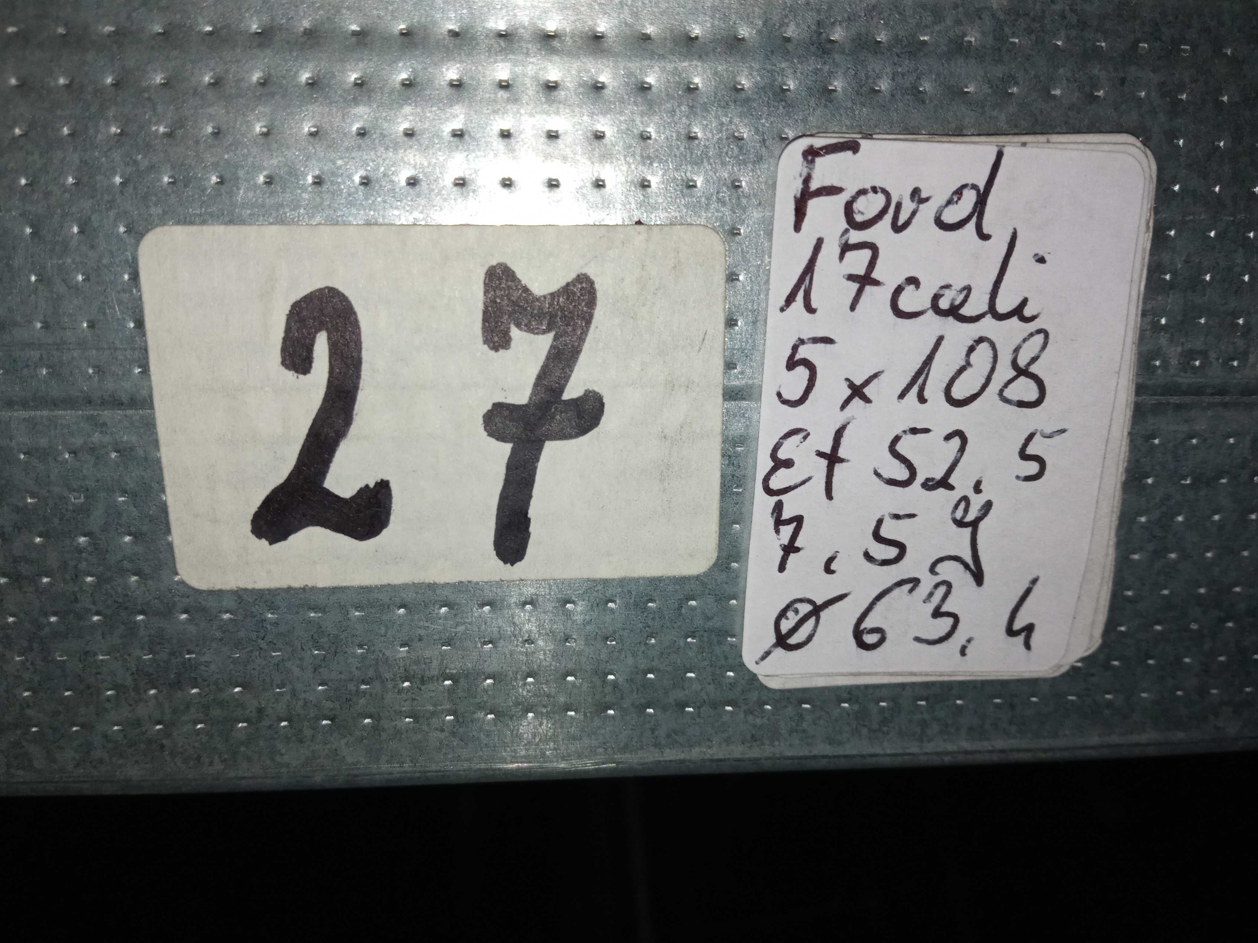 Felgi Ford 17cali 5x108 et52,5 7,5J Focus Kuga C-max Mondeo