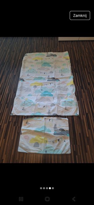 Komplety pościeli dziecinnej 4 sztuki kołdra poduszka