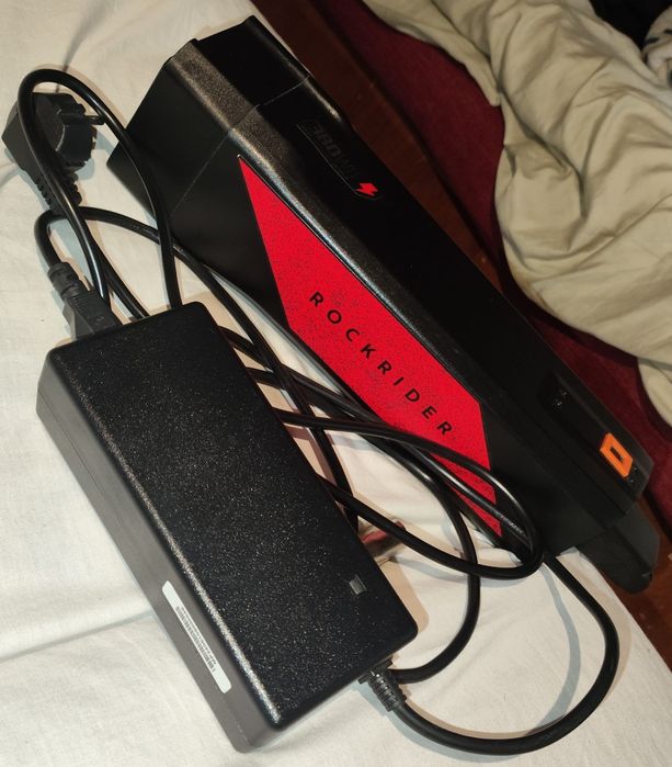 Bateria e carregador de bicicleta Rock Rider