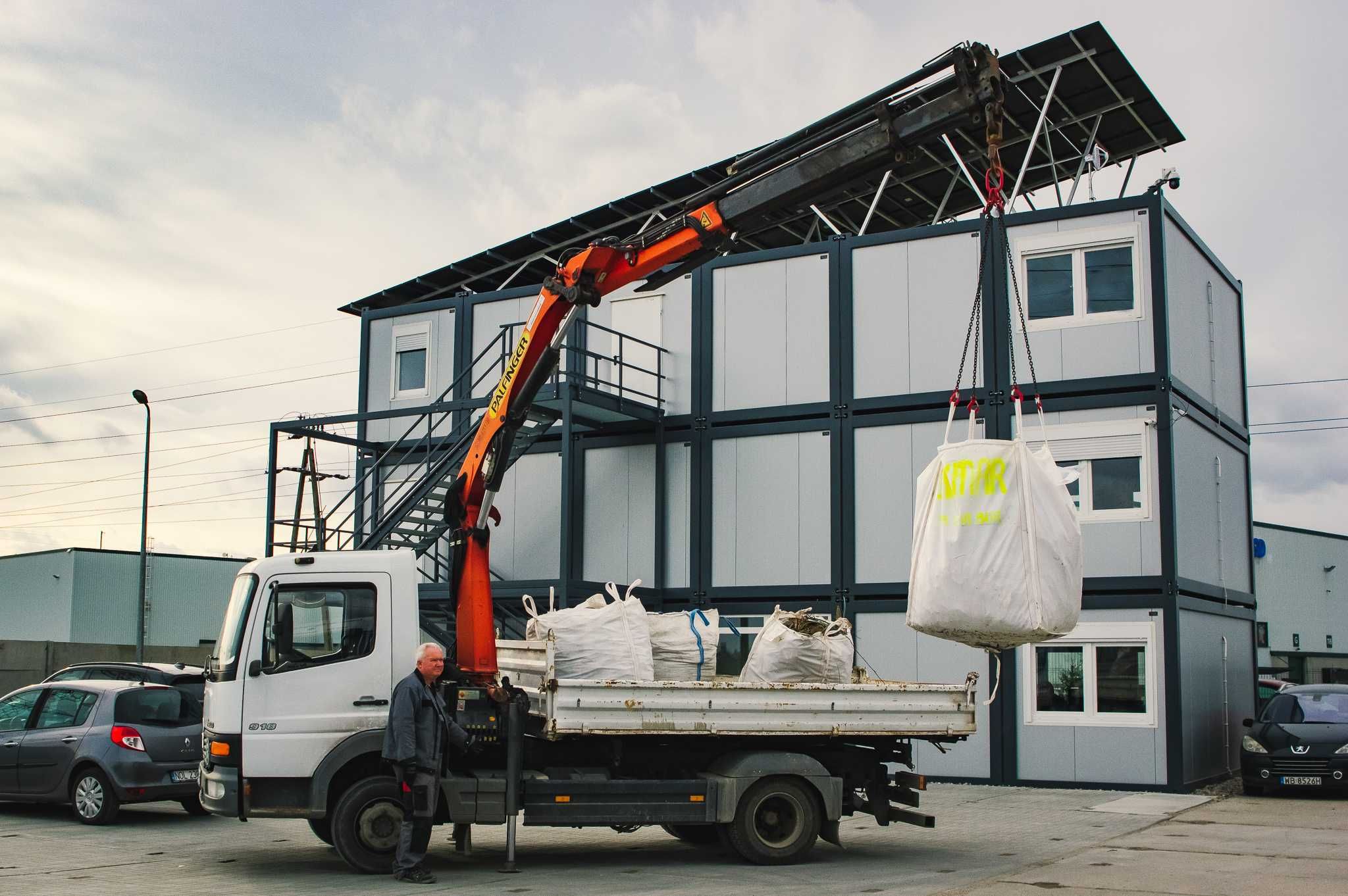 Wywóz gruzu Leszno, Zaborów, Błonie kontenery na gruz, worki BIG BAG