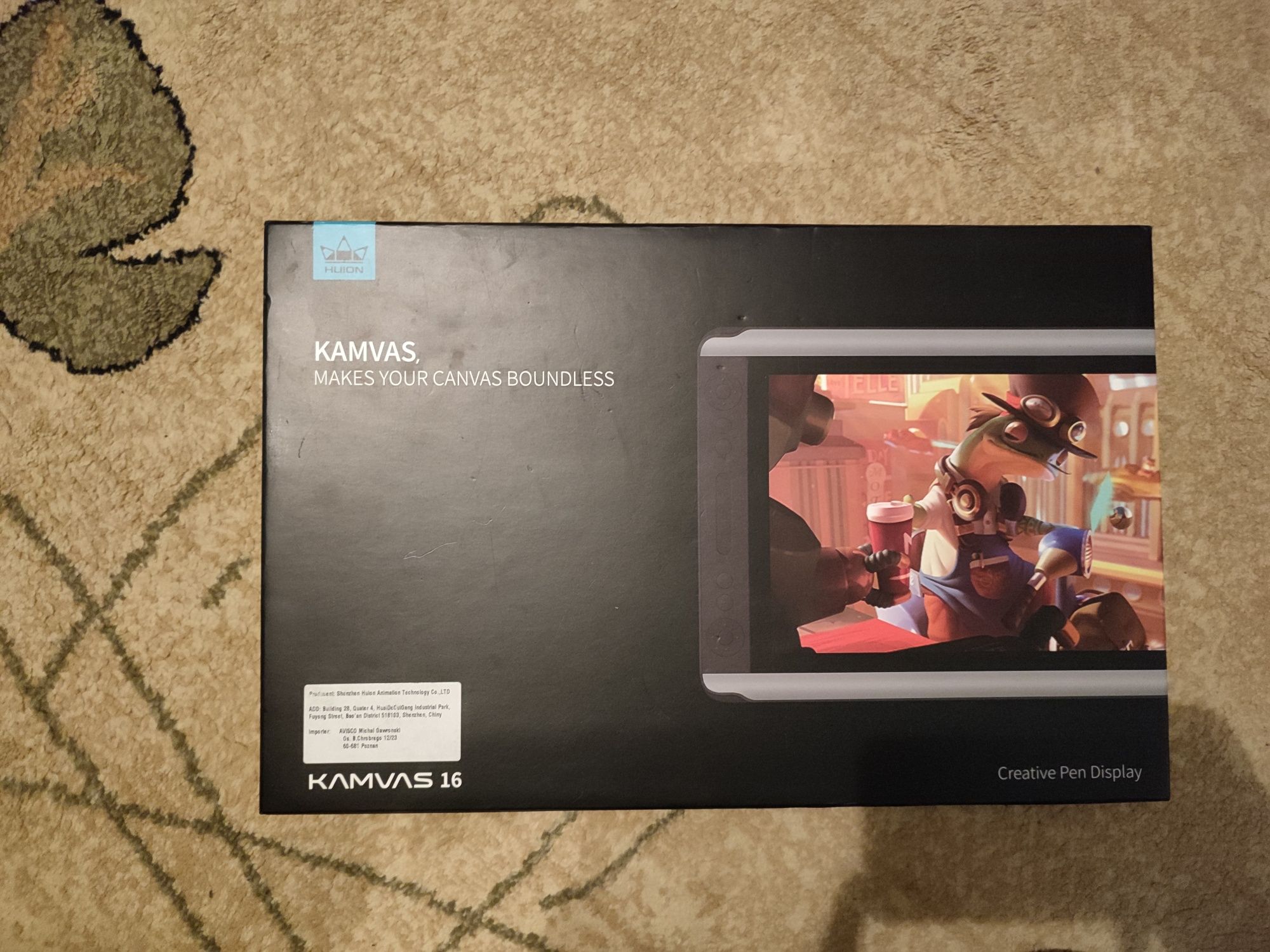 Tablet graficzny Huion Kamvas 16