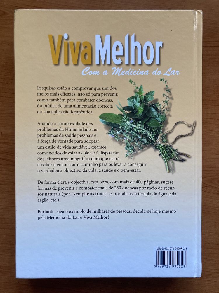 Livro “ Viva Melhor “ – com a Medicina do Lar