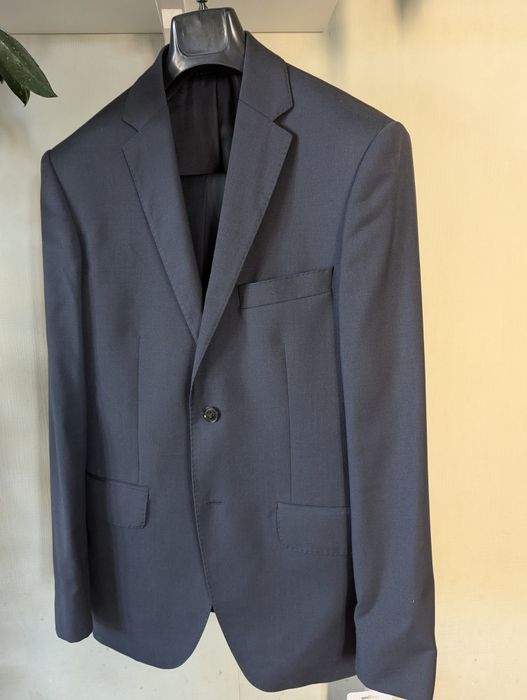 Garnitury Próchnik, r48, ciemny granat, 100% wełna