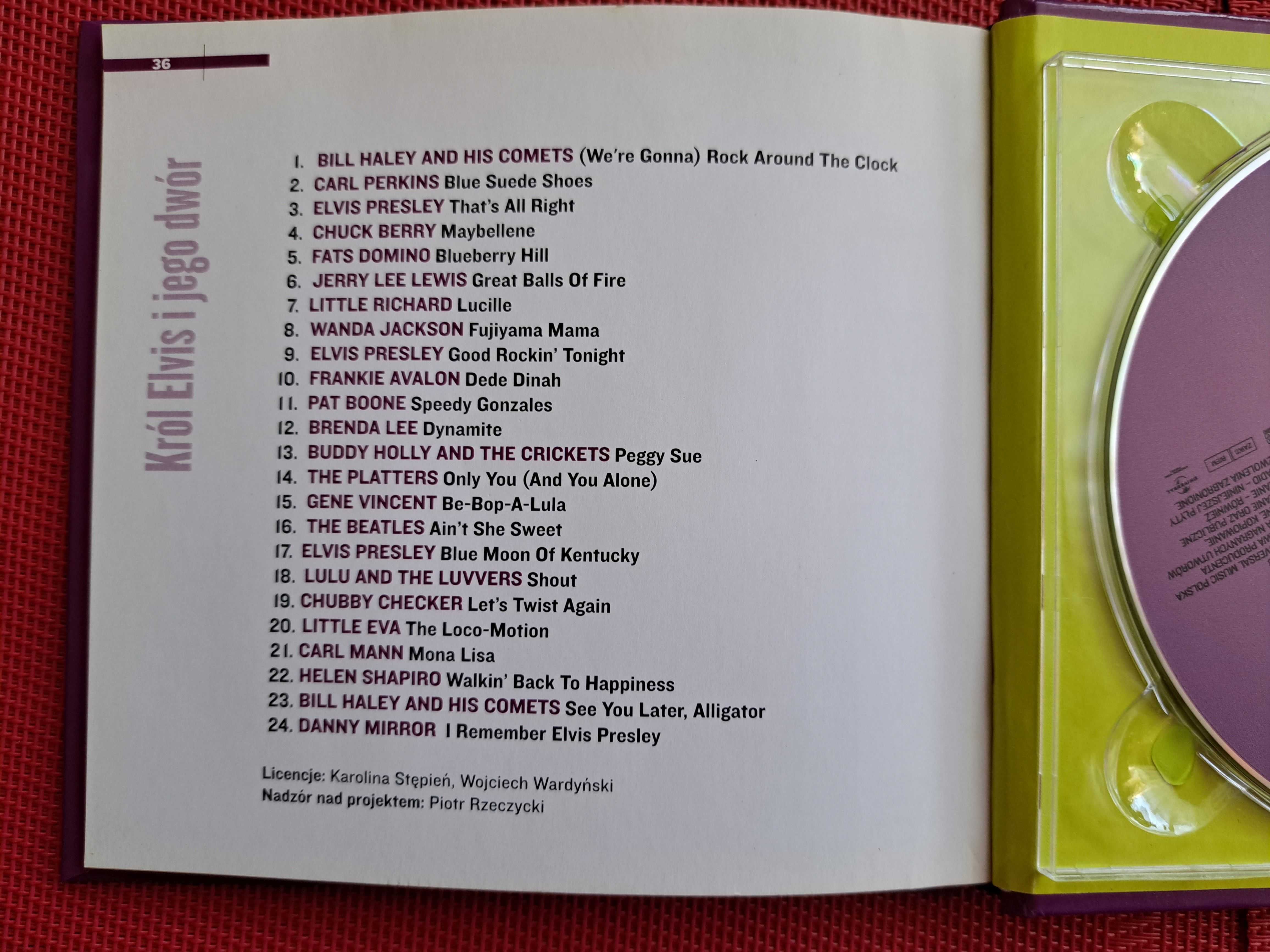 Król Elvis i jego dwór płyta CD