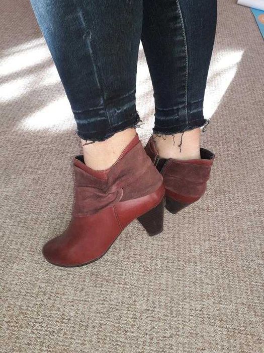 Натуральна шкіра/черевики, ботильйони/багато фото38розмір