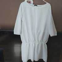 Sukienko-tunika w kolorze białym