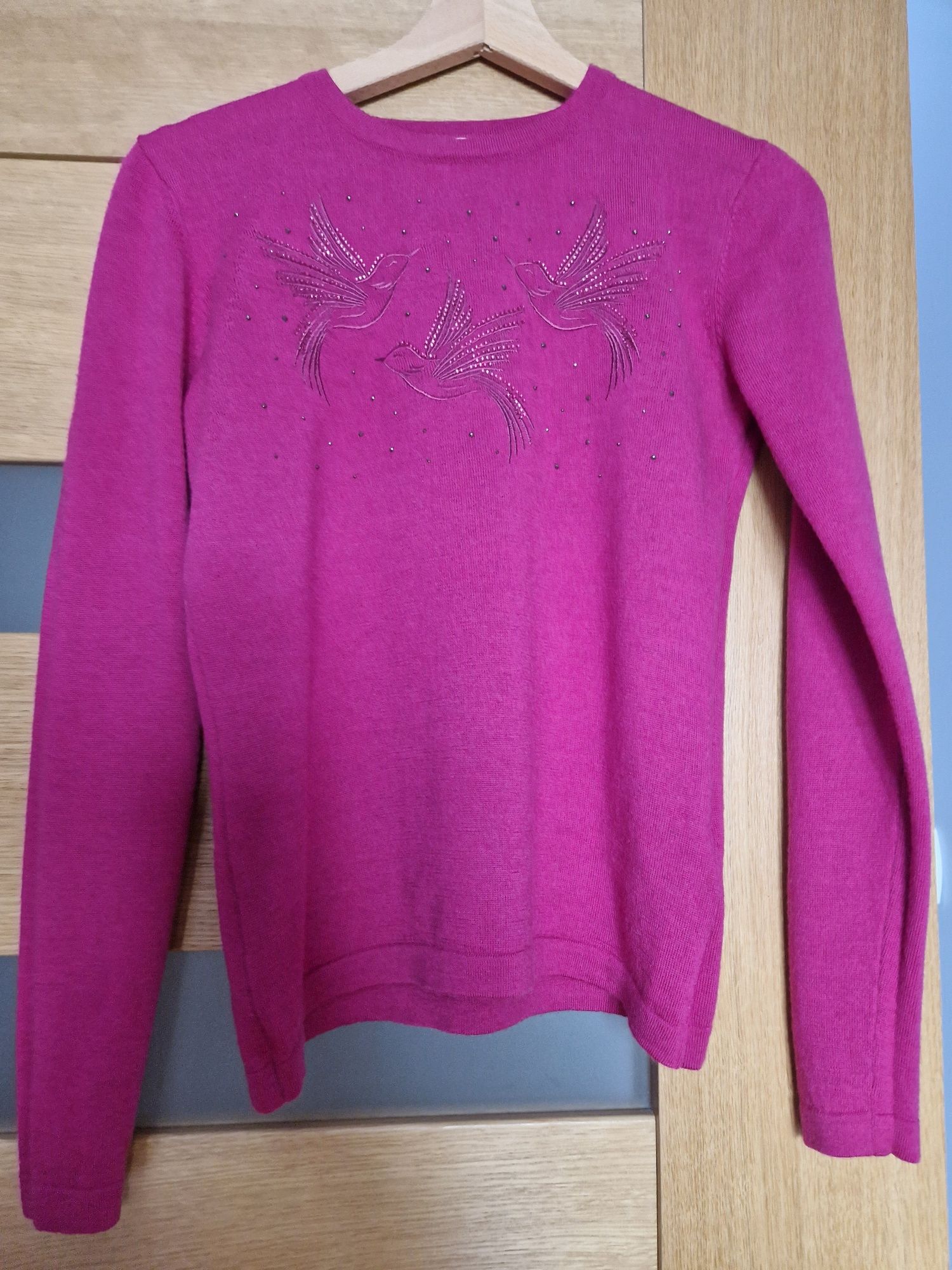 Sweter 100% merino kolibry XS