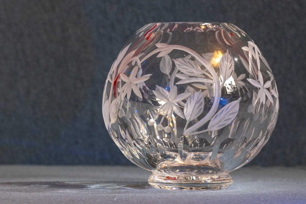 Zestaw kryształów Huta szkła Violetta - PRL