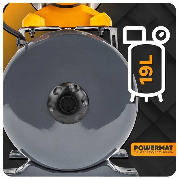 Pompa hydroforowa hydrofor do wody zbiornik 19l 400w zestaw 3600l/h