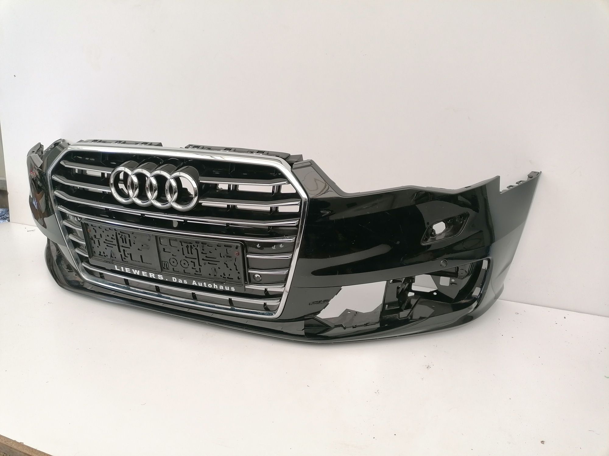 Audi A6 C7 lift 14-18 zderzak przód przedni pdc sprysk spryski grill