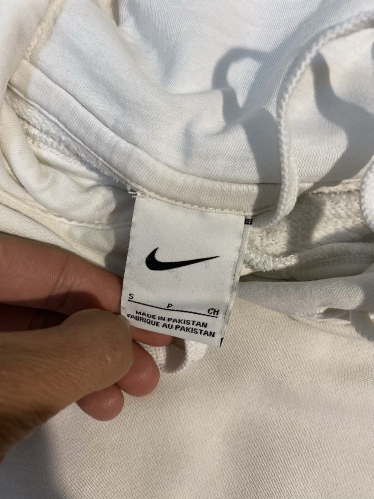 Кофта худи nike swoosh white