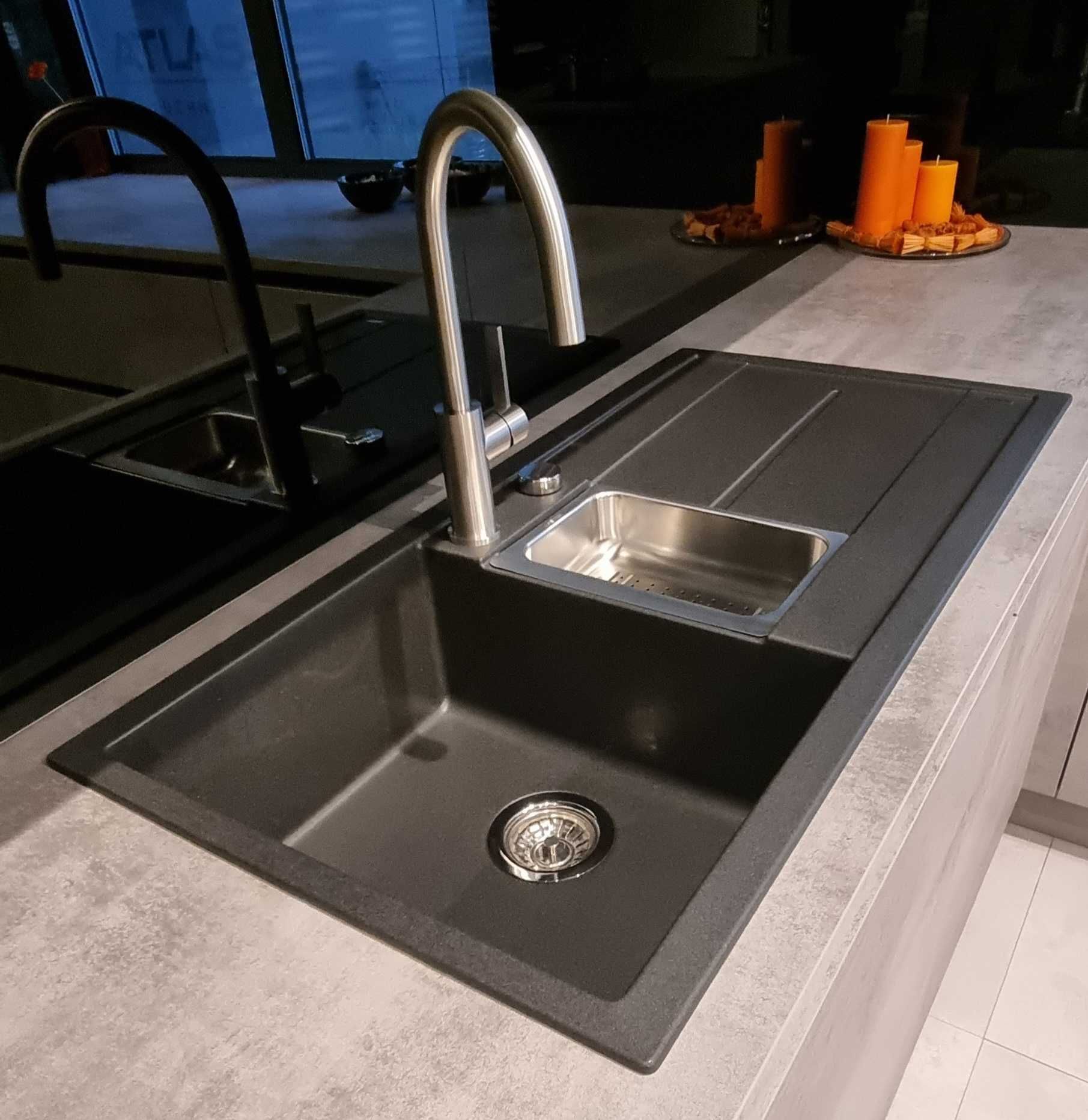 Meble kuchenne Plus Black+Stone Beton Nolte Kuchen z AGD z EKSPOZYCJI.