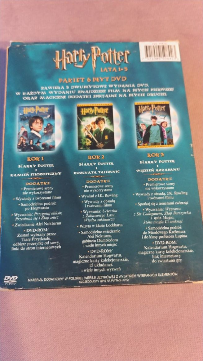 Harry Potter kolekcja 6 płyt DVD