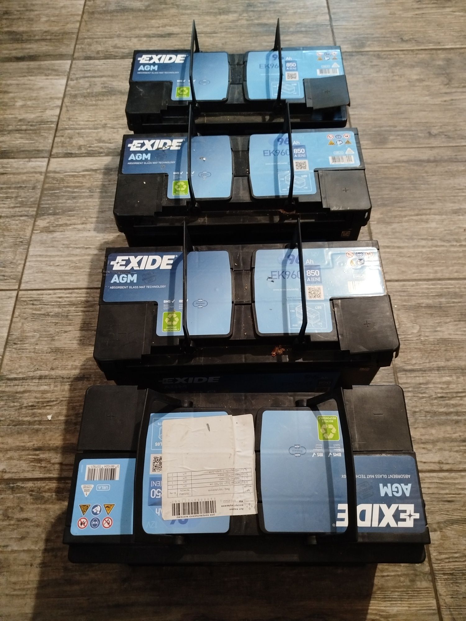 AGM 96ah 850A Exide