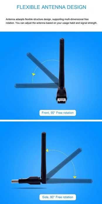 Беспроводной USB Wi-fi адаптер. 150 Мбит/с 2,4G 802.11b/g/n