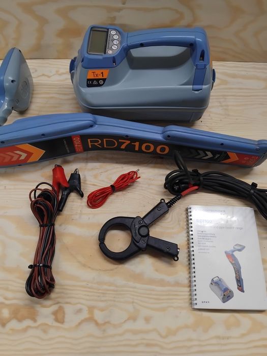 Radiodetektor RD7100Dl lokalizator zestaw