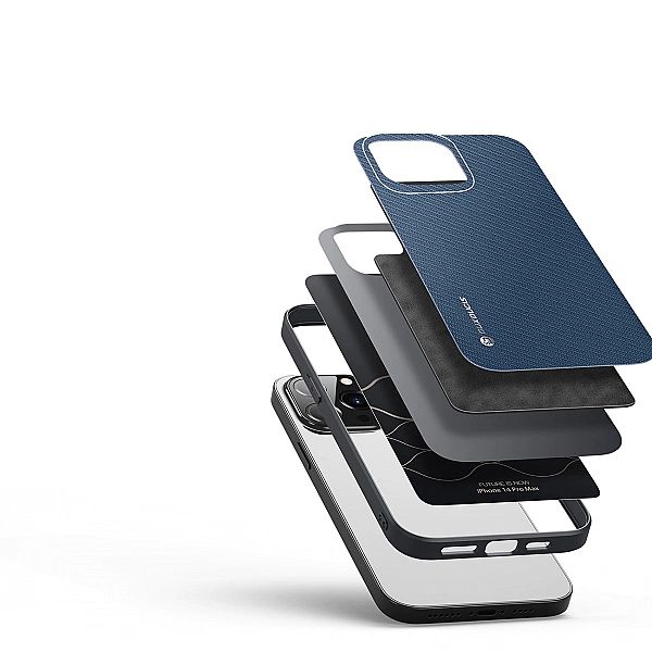 Dux Ducis Fino etui pokrowiec pokryty nylonowym materiałem iPhone 14 P