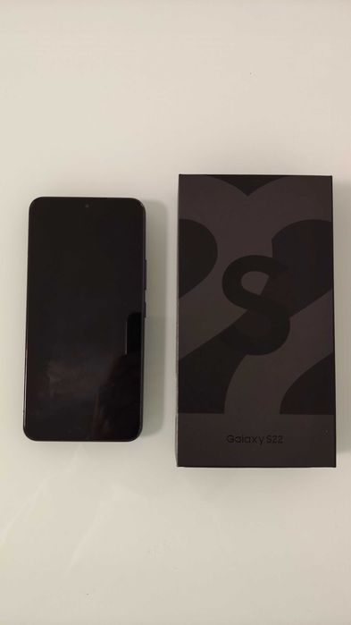 SAMSUNG S22 128GB SIM 8GB Dual SIM Preto Com Caixa