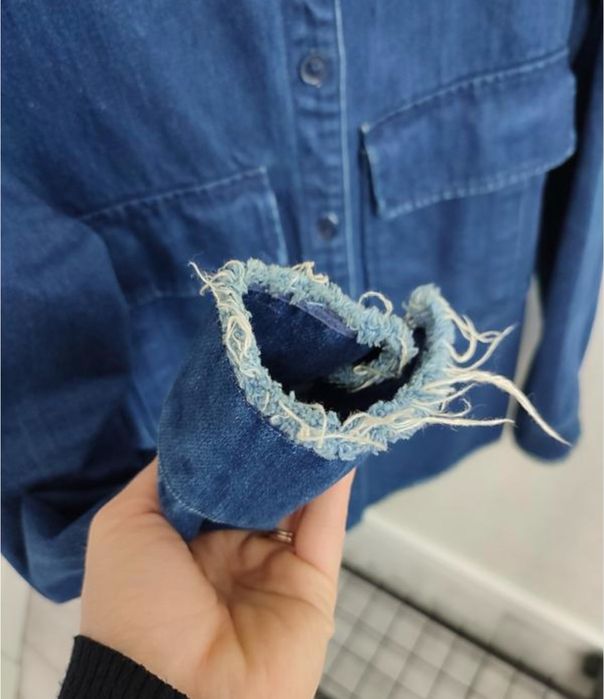 ZARA Джинсовий піджак S M