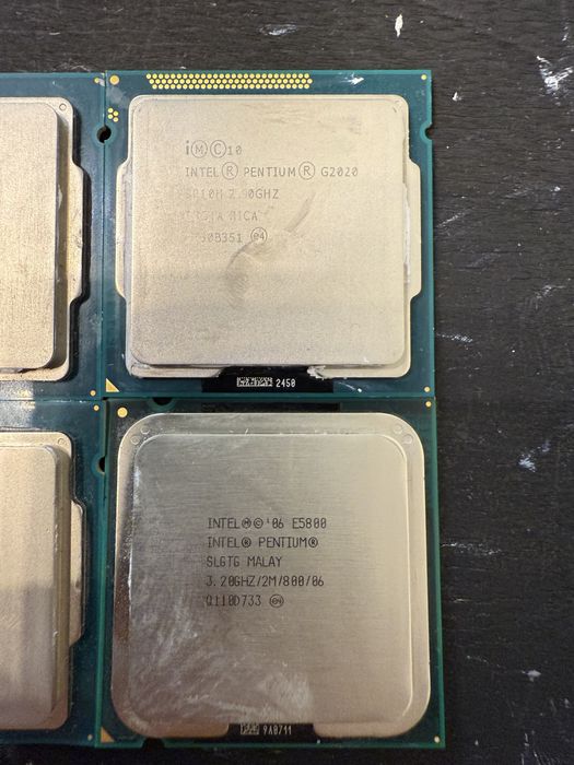 Процессоры Intel core 2 duo, pentium