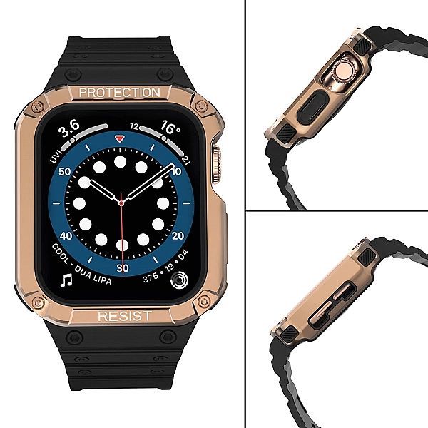 Protect Strap Band opaska z etui do Apple Watch 7 / 6 / 5 / 4 / 3 / 2