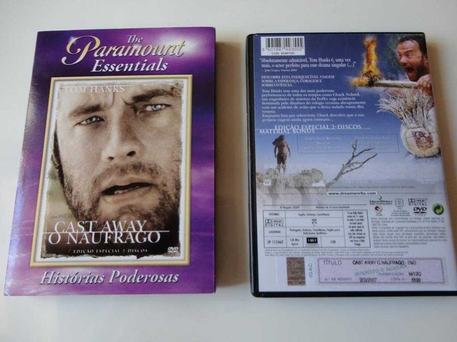 Filme DVD "Cast Away - O náufrago"