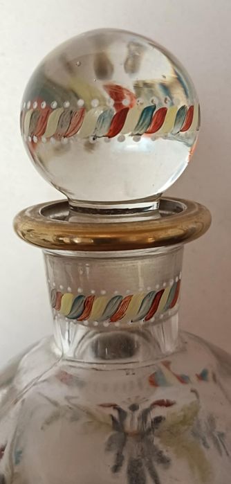 Garrafa pintada à mão