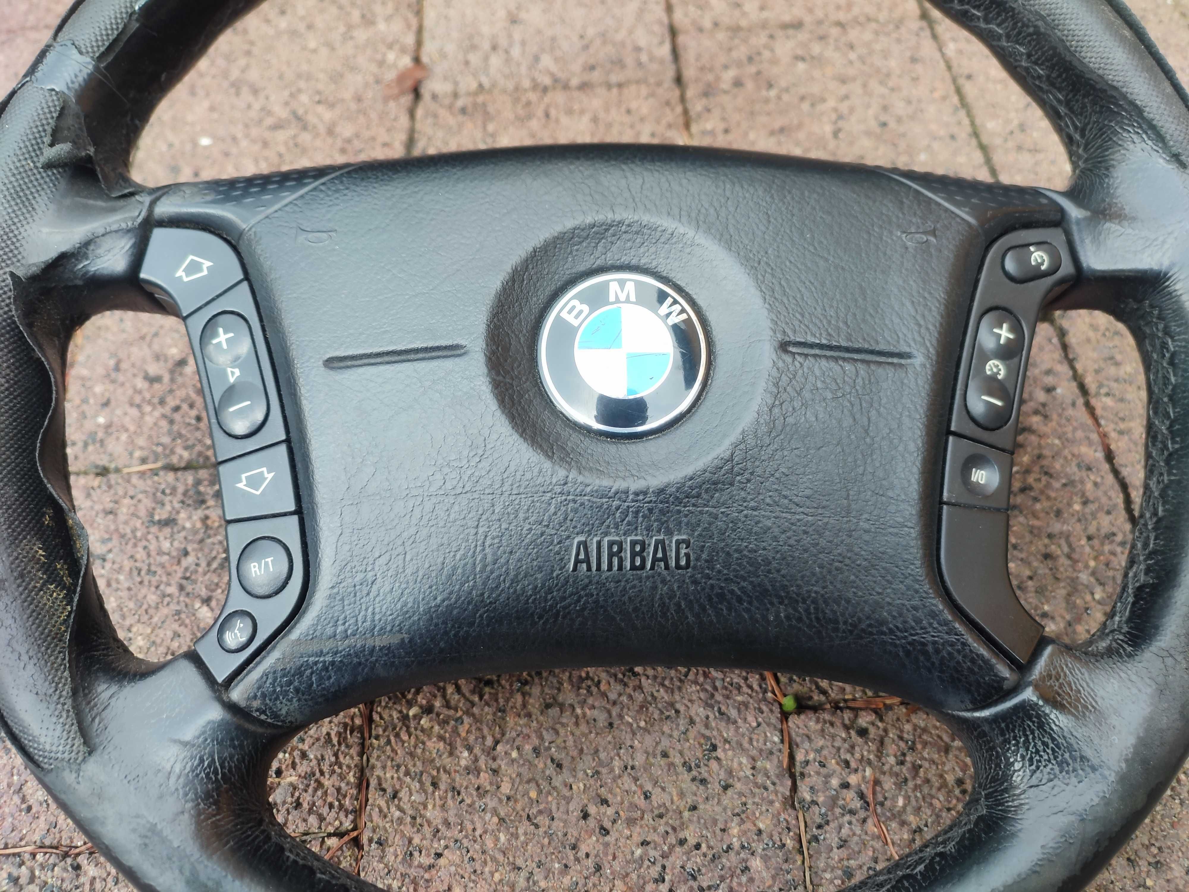 Kierownica Skóra BMW E39 Multifunkcja