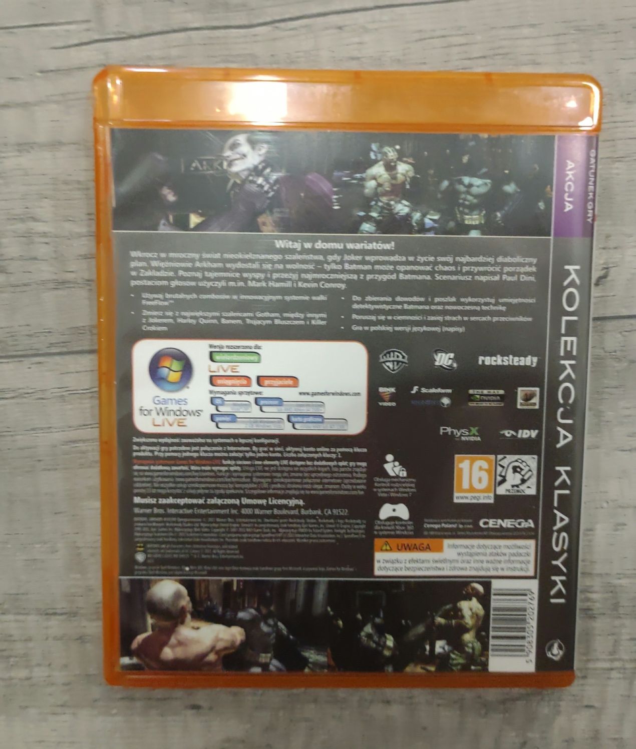 Gra Batman Arkham Asylum PC