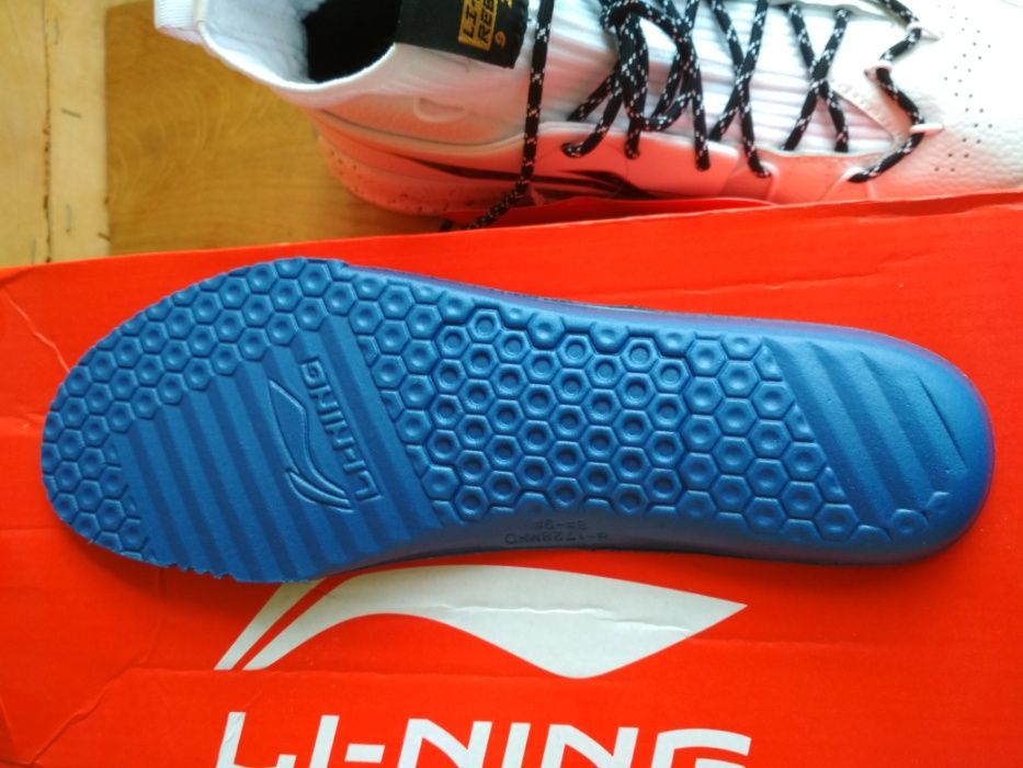 Новые кожа Li-ning две пары 27 и 26.5 см оригинал баскетбол кроссовки