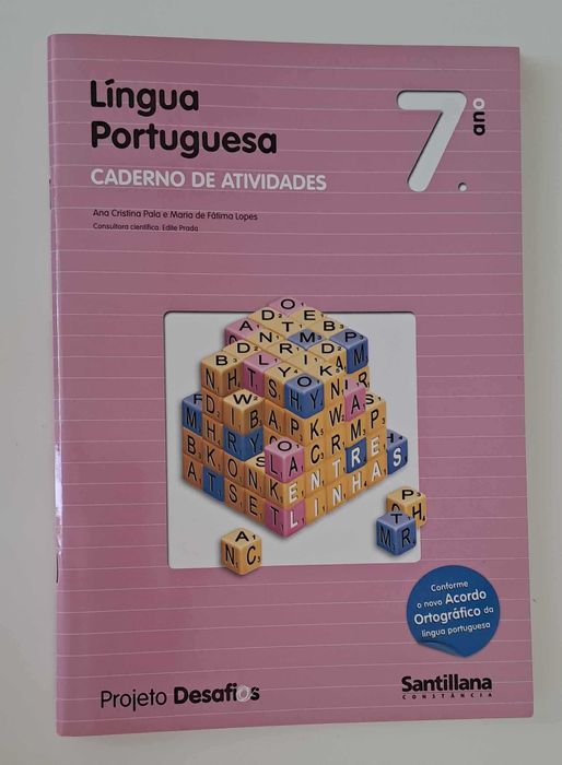 Cadernos de atividades e livros escolares 7ºano - vários livros