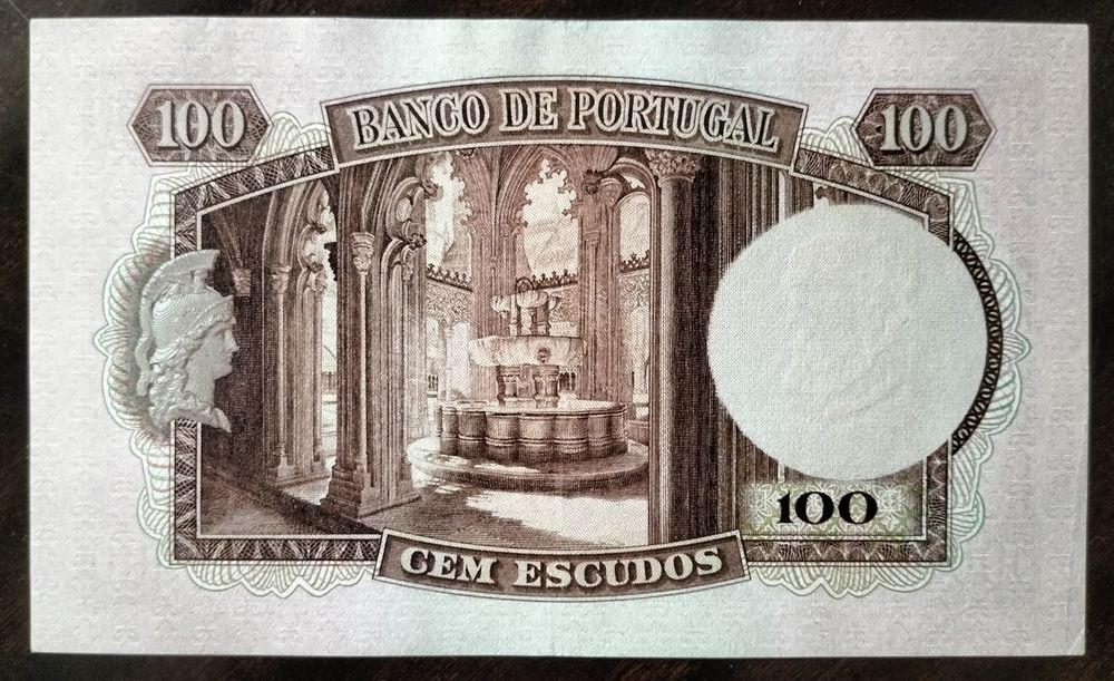 Nota 100$ 1957 Pedro Nunes Quase Nova